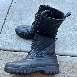 Womens Black Sperry Boots